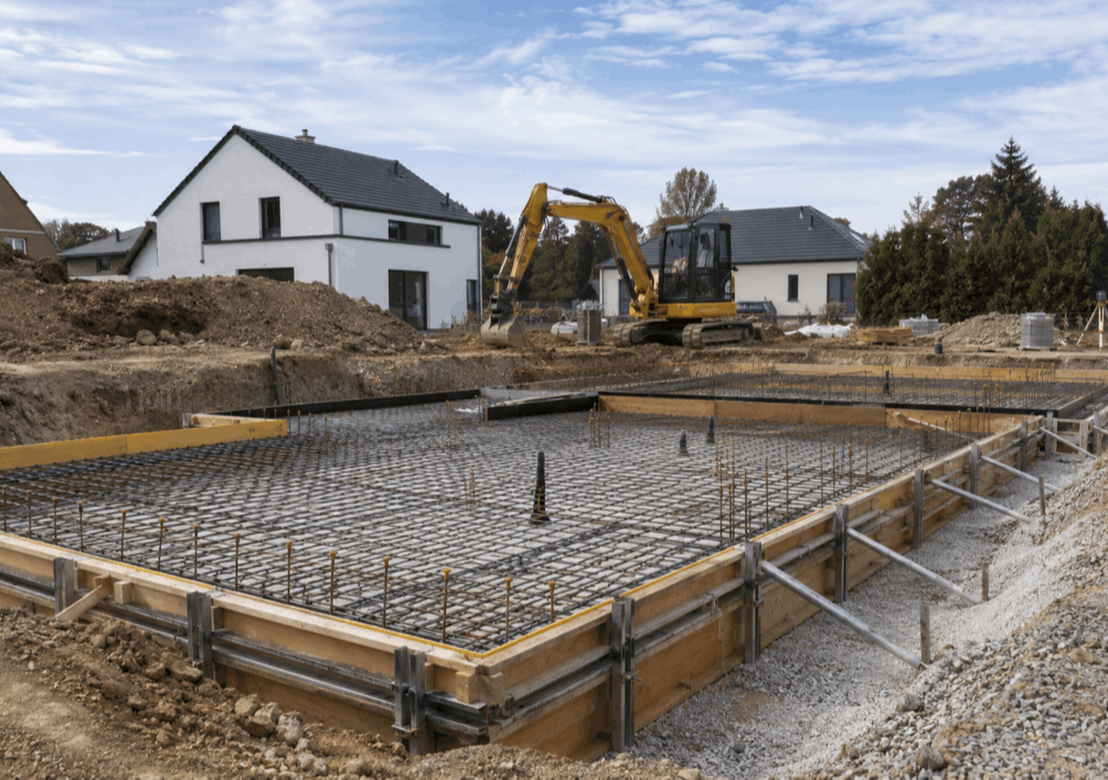 Budowa płyty fundamentowej